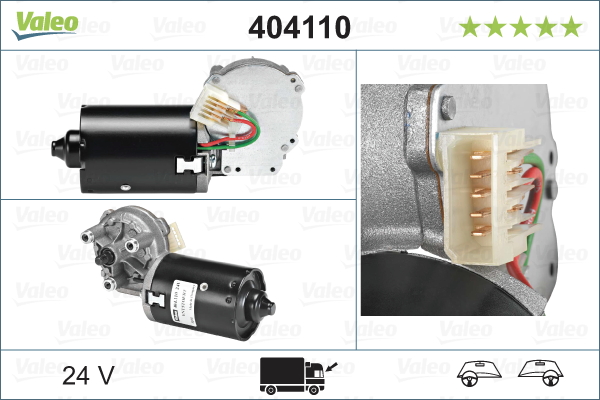Motore tergicristallo - 404110 VALEO